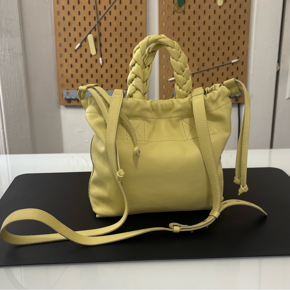 NWT Madewell Womens Butter Yellow The Piazza Mini Crossbody Bag,100% Cow Leather - Picture 7 of 15
